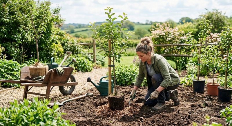 Apple Tree Planting in Ventura County, CA
